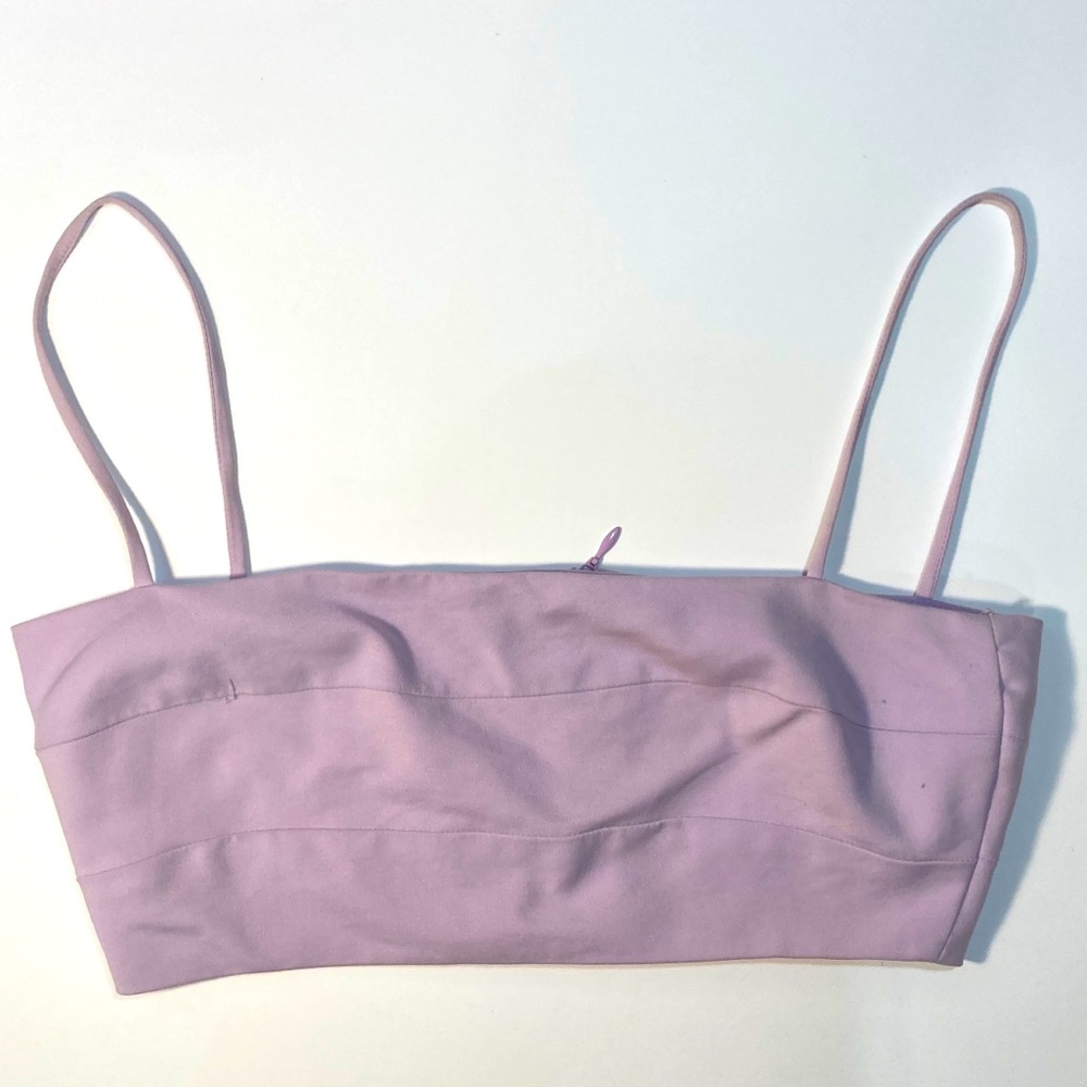 Lavender Zara crop top